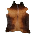 Peau de vache marron L