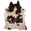 Peau de vache marron et blanche XXL