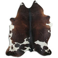 Peau de vache marron et blanche XXL