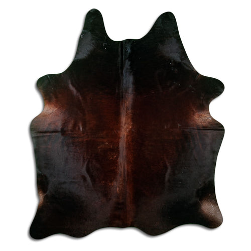 Peau de vache marron L