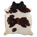 Peau de vache marron et blanche XXL