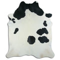 Peau de vache noire et blanche XXXL