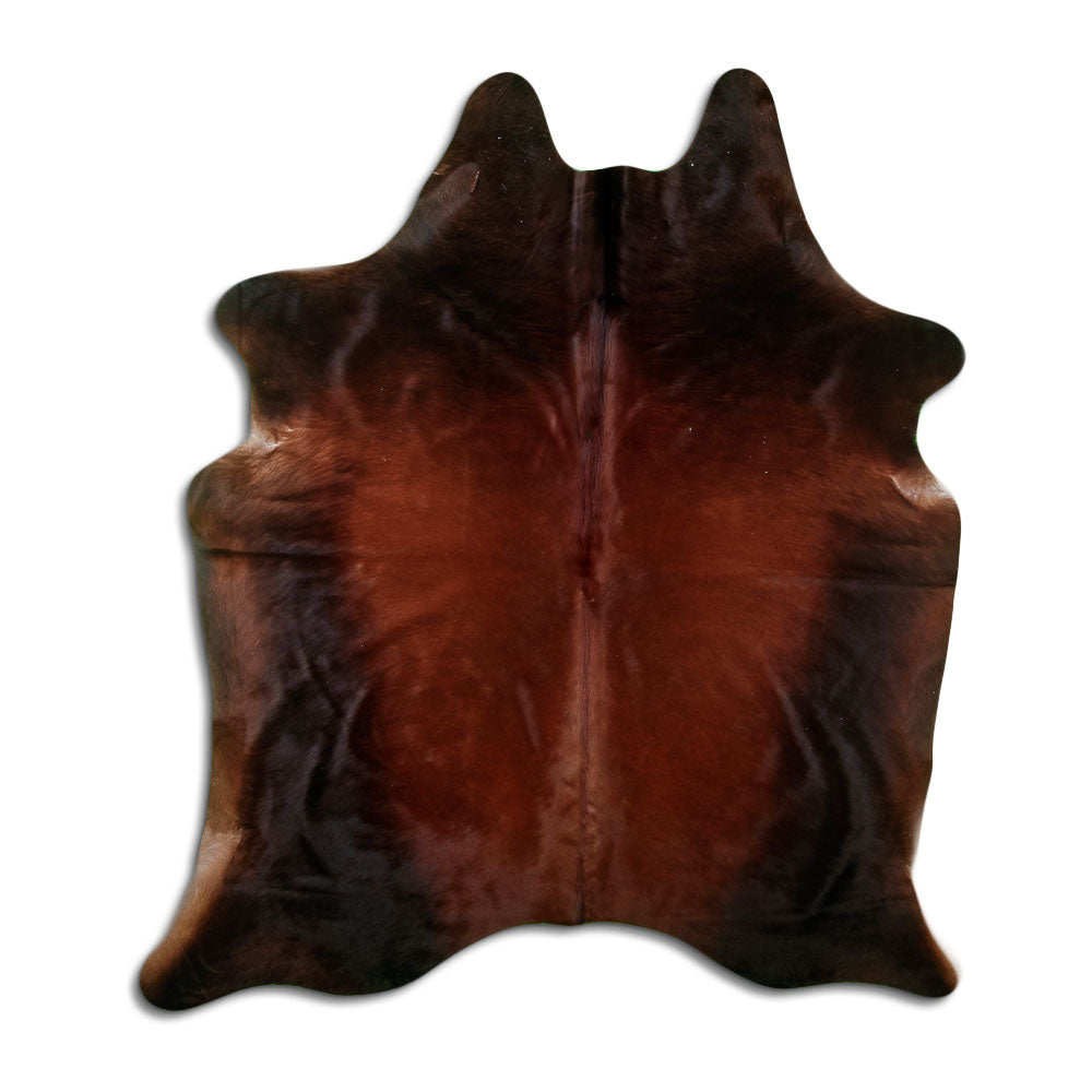 Peau de vache marron L