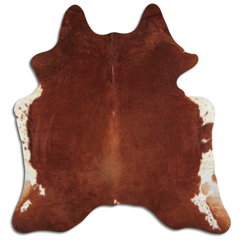 Peau de vache marron L