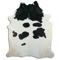 Peau de vache noire et blanche XXXL
