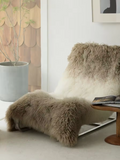 Tapis en peau de mouton Ombré