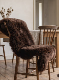 Peau de mouton marron
