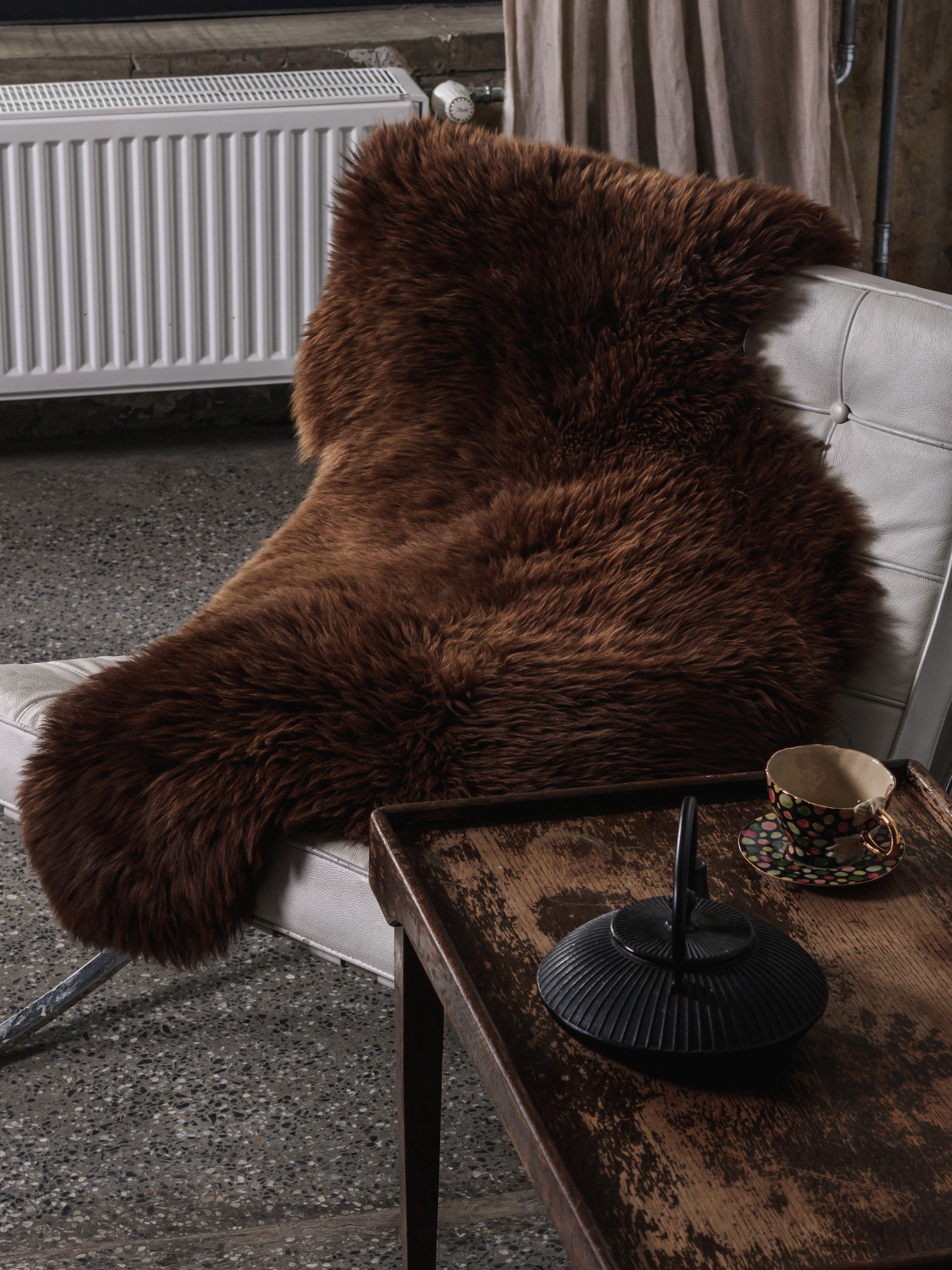 Demi-coussin En Peau De Mouton Beval - Occasion, Multicouleur, Pour équitation Ou Décoration