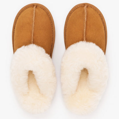 Chaussons en peau de mouton | Caramel
