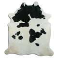 Peau de vache noire et blanche XXL