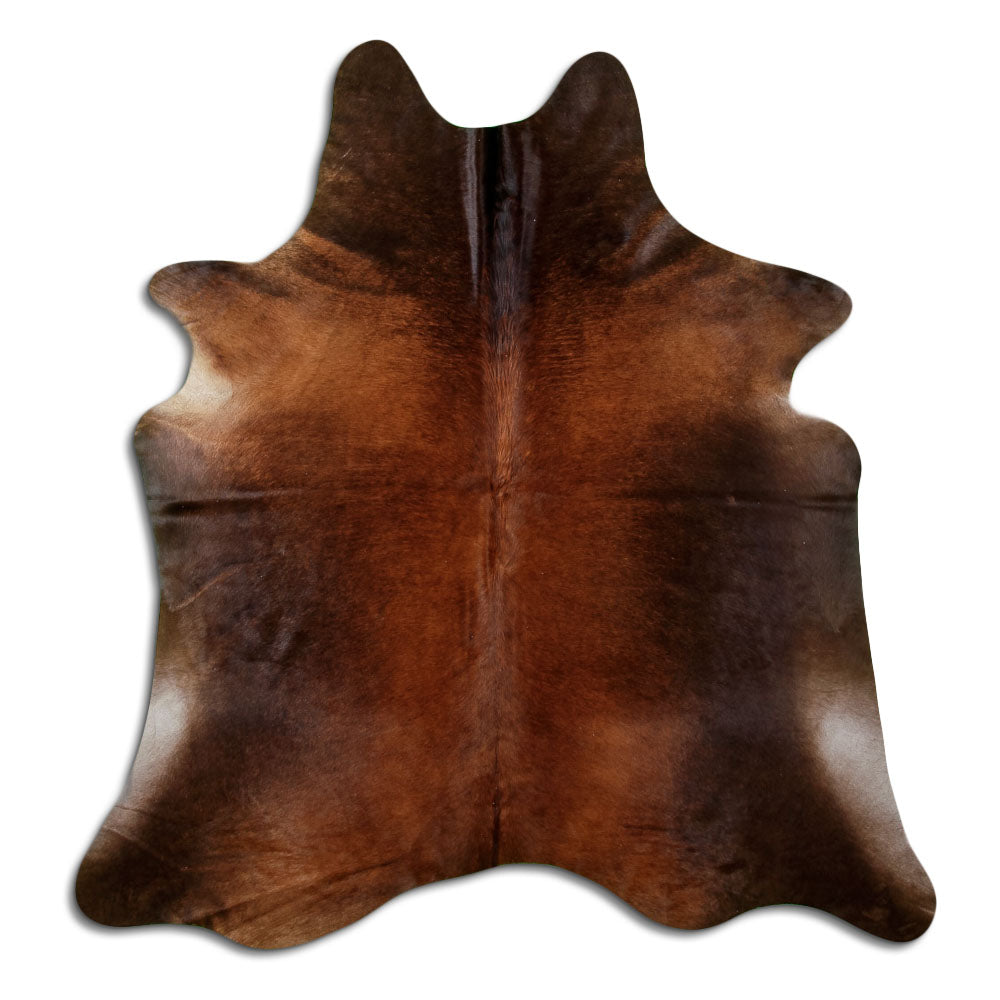 Peau de vache marron L