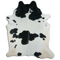 Peau de vache noire et blanche XXXL
