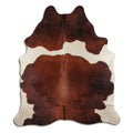 Peau de vache marron et blanche XXL