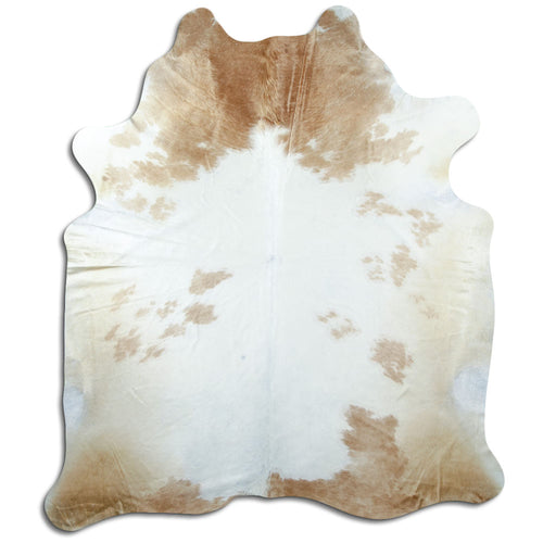 Peau de vache marron et blanche XXL