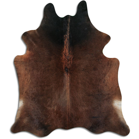 Peau de vache marron L