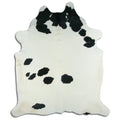 Peau de vache noire et blanche XXXL