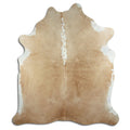 Peau de vache marron et blanche XXL