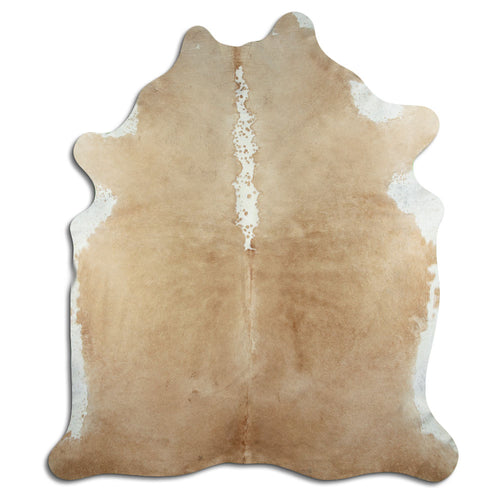 Peau de vache marron et blanche XXL