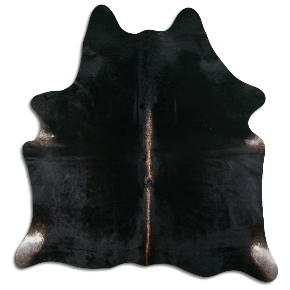 Peau de vache marron L