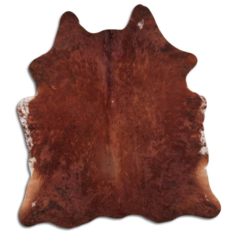Peau de vache marron L