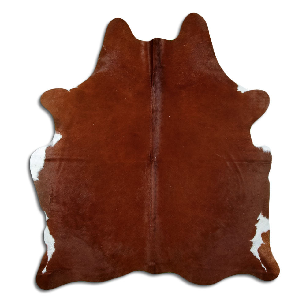Peau de vache marron L