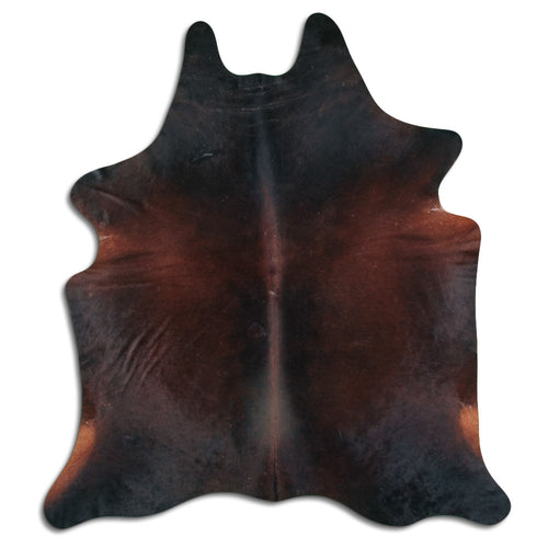 Peau de vache marron L