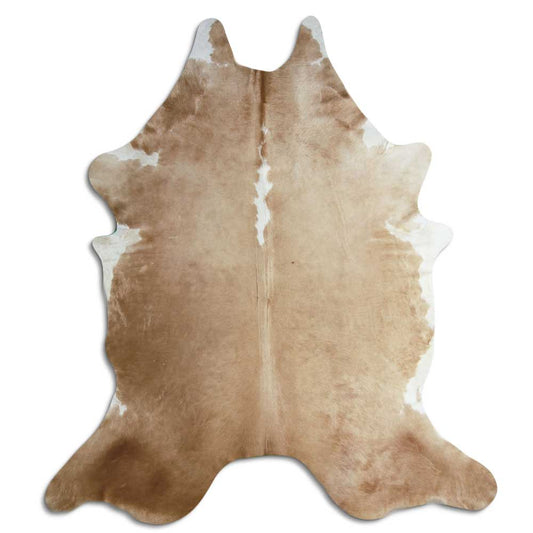 Peau de vache marron et blanche XXL