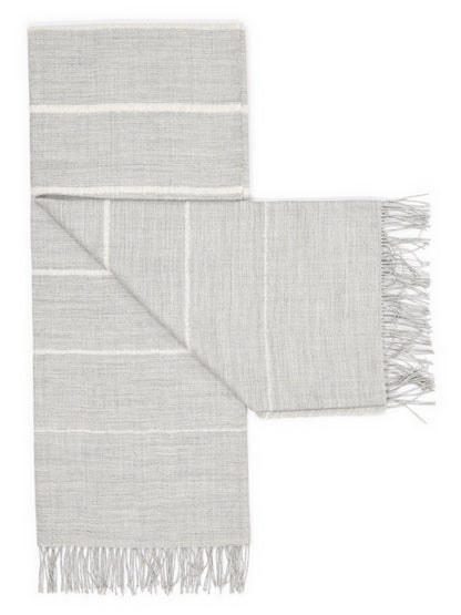 Plaid « Classic Bouclé » en baby alpaga – déplié