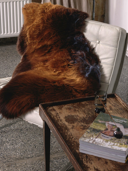 Peau de mouton scandinave ''rusty''