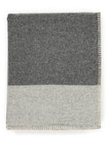Couverture « Hytte », Gris foncé, plié