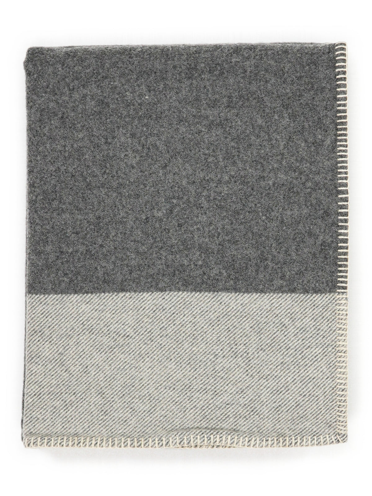 Couverture « Hytte », Gris foncé, plié