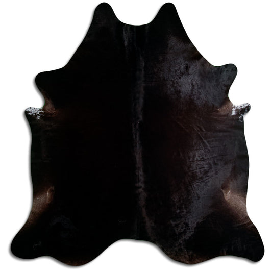Peau de vache noire XXL