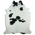 Peau de vache noire et blanche XXXL
