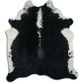Peau de vache marron et blanche XL