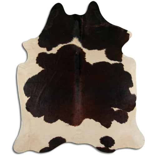 Peau de vache marron et blanche XXL