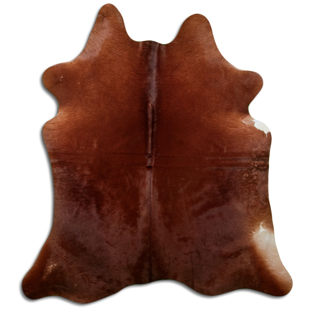 Peau de vache marron L