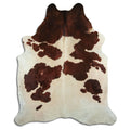 Peau de vache marron et blanche XXL