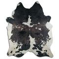 Peau de vache noire et blanche XXXL