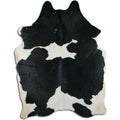 Peau de vache noire et blanche XXXL