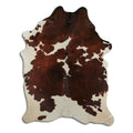 Peau de vache marron et blanche XXL