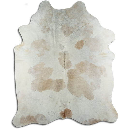 Peau de vache marron et blanche XXL