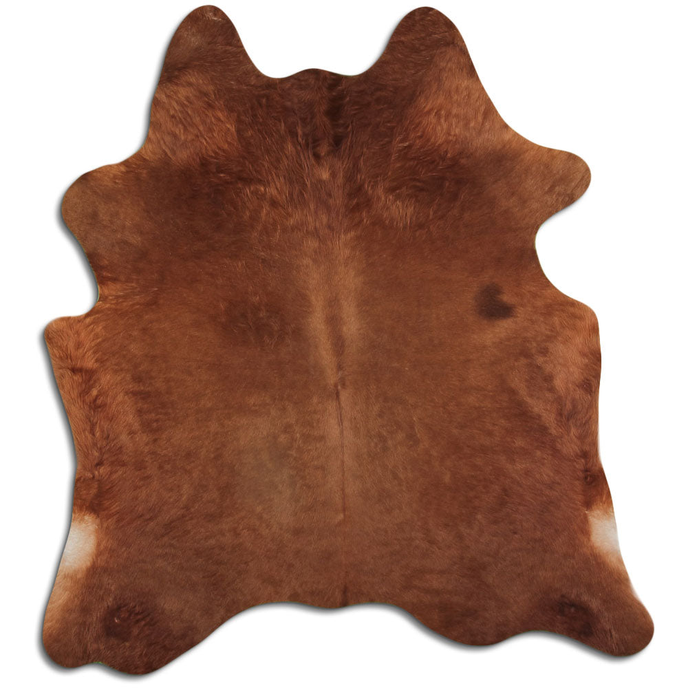 Peau de vache marron L