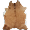 Peau de vache marron et blanche XXL