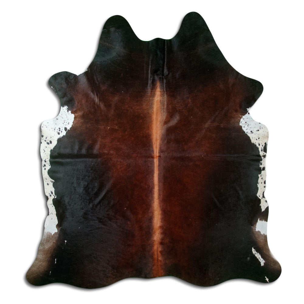 Peau de vache marron L