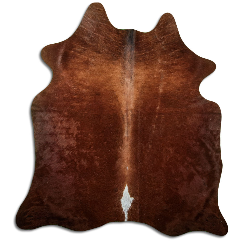 Peau de vache marron L
