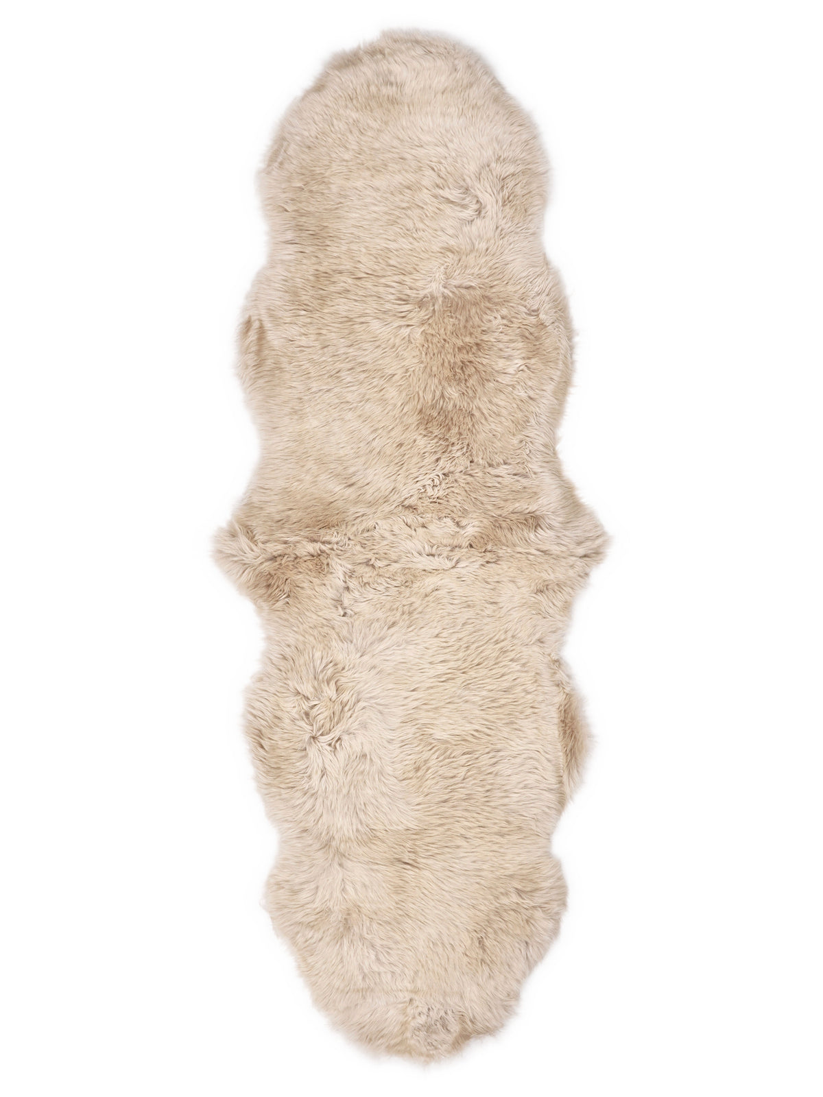 Tapis en peau de mouton de Nouvelle-Zélande double, Beige