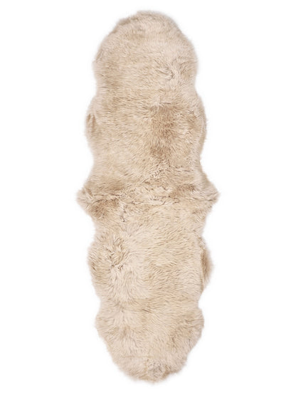 Tapis en peau de mouton de Nouvelle-Zélande double, Beige