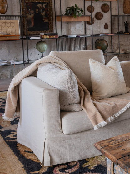 Plaid « Dune » en alpaga royal