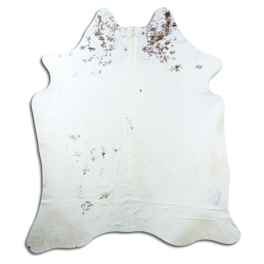 Peau de vache marron et blanche XXL