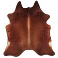 Peau de vache marron L